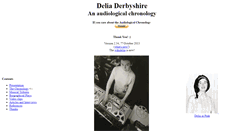 Desktop Screenshot of delia-derbyshire.net